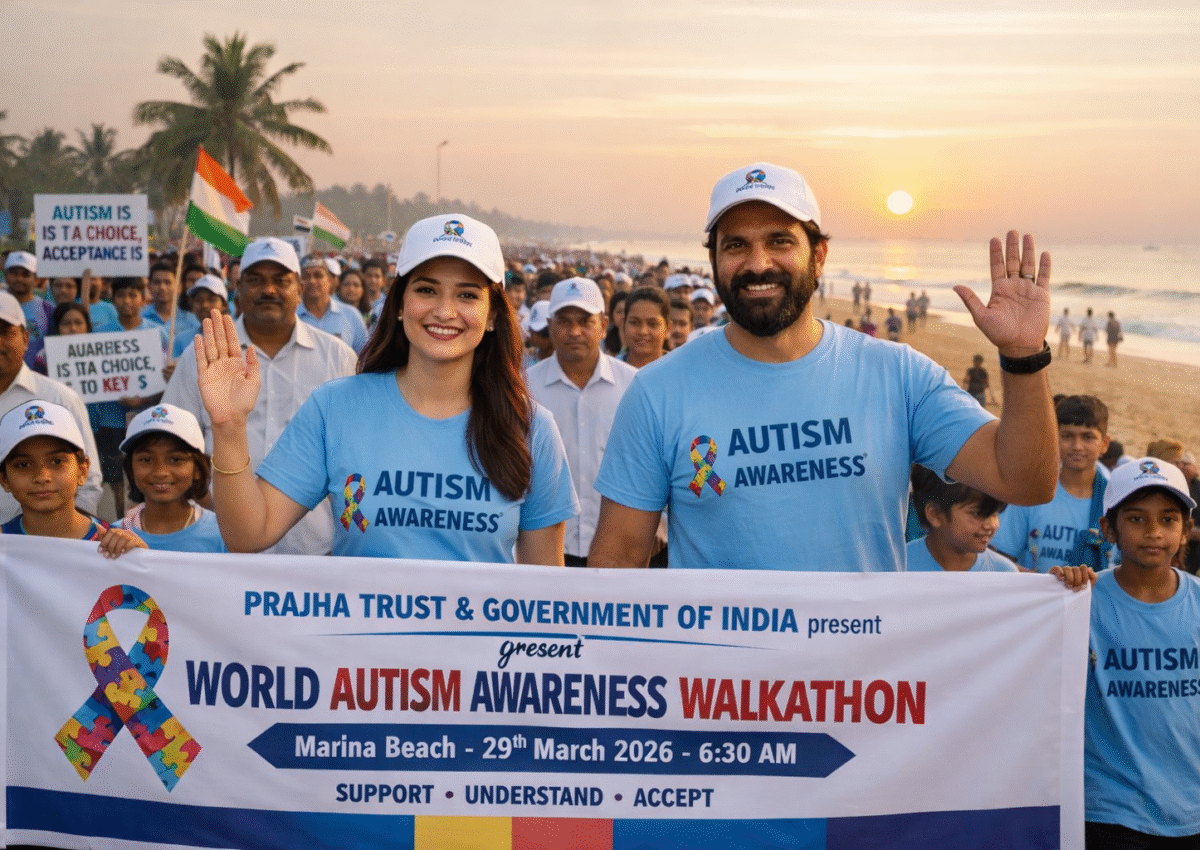 "We Walked for Every Unique Mind — Autism Awareness Walkathon 2026, Chennai"